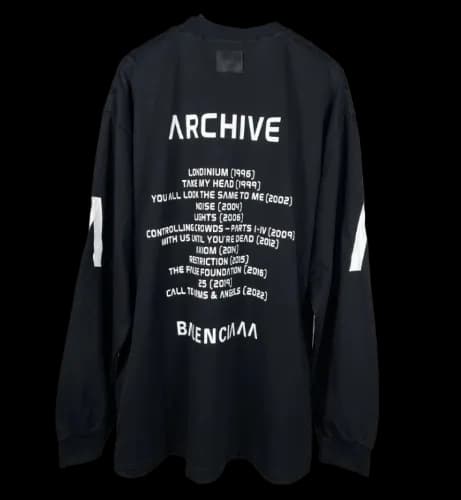 BALENCIAGA ARCHIVE LONG SLEEVE — T-Shirts from Weidian, photo 2 of 2