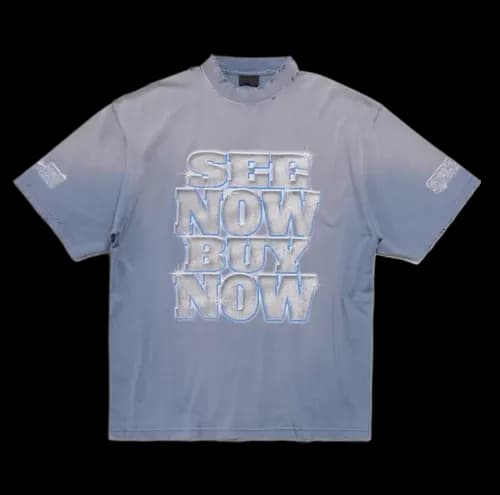 BALENCIAGA SEE NOW BUY NOW TEE — T-Shirts from Taobao, photo 2 of 2