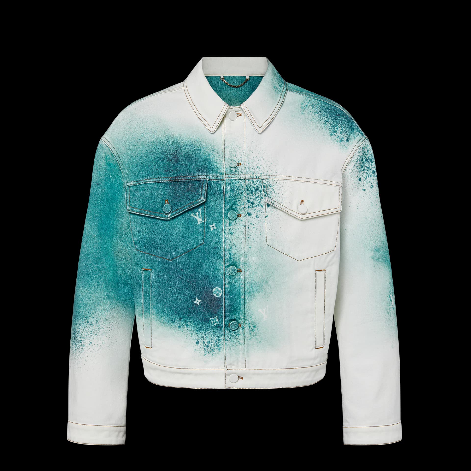 LV Spray Denim Jacket — Jackets from Weidian, photo 2 of 2
