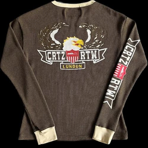 corteiz longsleeve Cold Eagle Print Waffle — T-Shirts from Weidian, photo 2 of 2