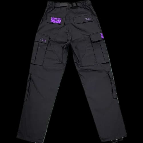 Corteiz pants cargo Black Purple Logo — Pants from Weidian, photo 2 of 2