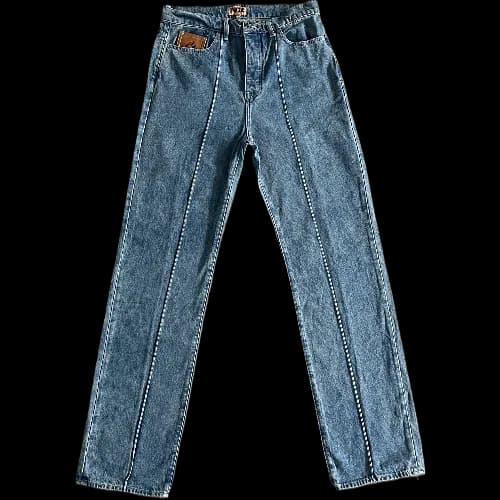 corteiz jeans steaked c star denim — Pants from Weidian, photo 2 of 2