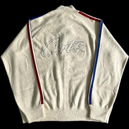 corteiz zip up Knit fleece cream — Zipper from Weidian, photo 2 of 2