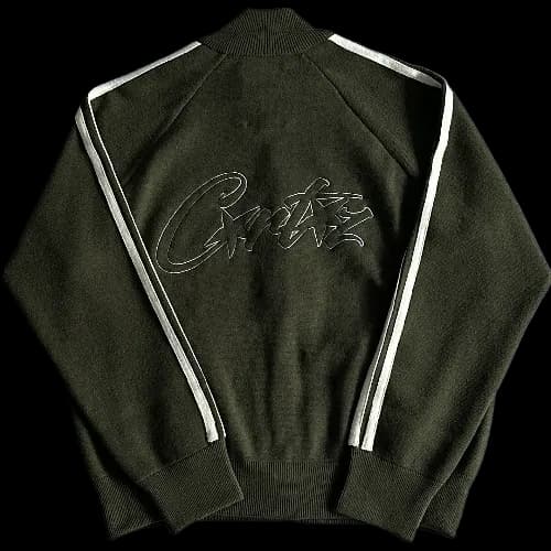 corteiz zip up Knit fleece green — Zipper from Weidian, photo 2 of 2