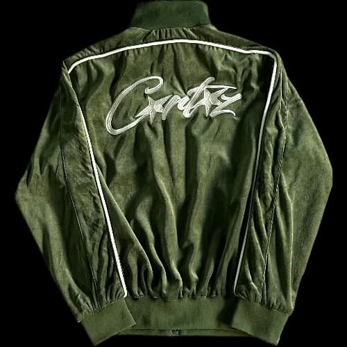 corteiz Velor tracksuit top – Green — Hoodies from Weidian, photo 2 of 2