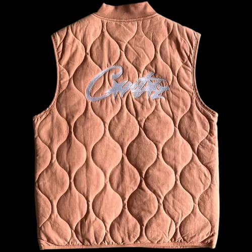 corteiz vest gilet jacket Guerillaz Quilted Pink — Jackets from Weidian, photo 2 of 2
