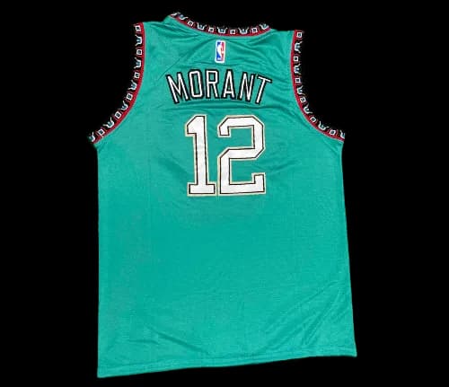 NBA Jersey Tanktop Basket Grizzly Morant N.12 — Jerseys from Weidian, photo 2 of 4
