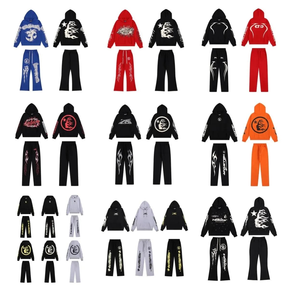 Hellstar hooded sweatshirt pants 8 from Weidian