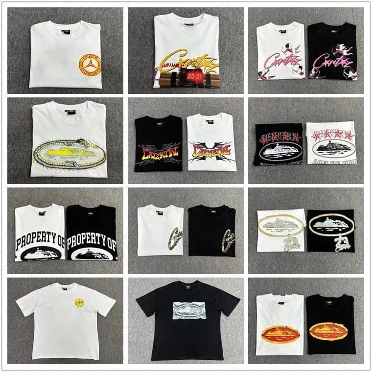 Crz Spring and Summer Series Print Collection Short Sleeves High Street European and American Style Casual Hip Hop Men s and Women s Casual Half Sleeves 15 — Electronics from Weidian