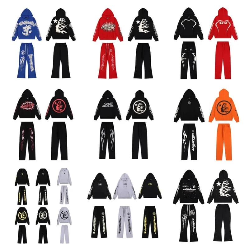 Hellstar hooded sweatshirt pants 47 — clothing from Weidian