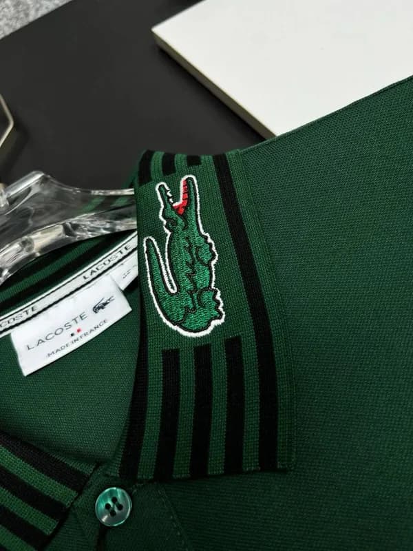 LACOSTE crocodile embroidered new Polo shirt 84 — clothing from Weidian