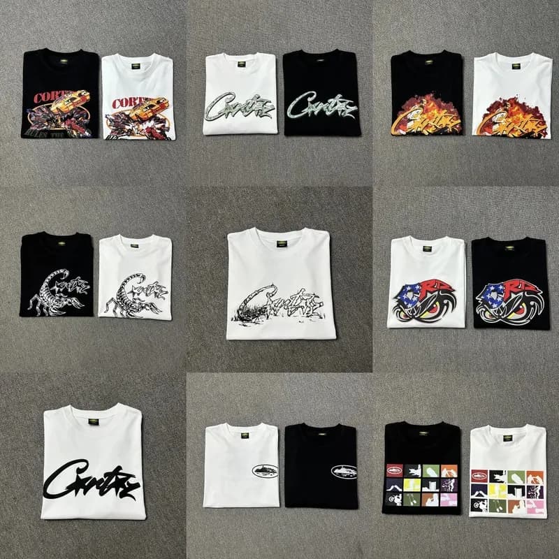 2024 New Short Sleeve T Shirt Letter St Paul Limited Round Neck American Casual Loose Half Sleeve 36 — clothing from Weidian