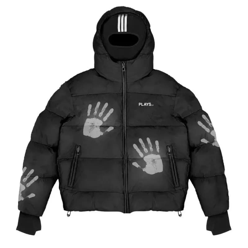 2025 Autumn and Winter Hooded Sports Cotton Jacket White Goose Down Loose Large Size Warm Cotton Jacket Y2K Street Wholesale INS 13 — clothing from Weidian