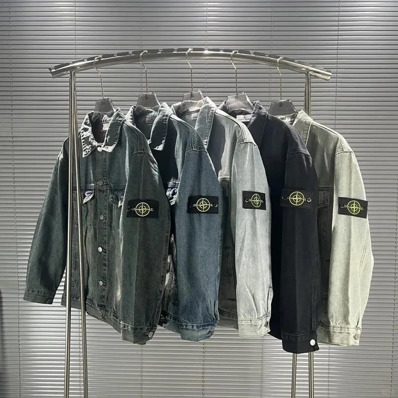 Trendy brand Stone Stone Bird Heavy Industry Denim Jacket High quality Trendy Top Washed and Distressed Couple Style 26 — clothing from Weidian