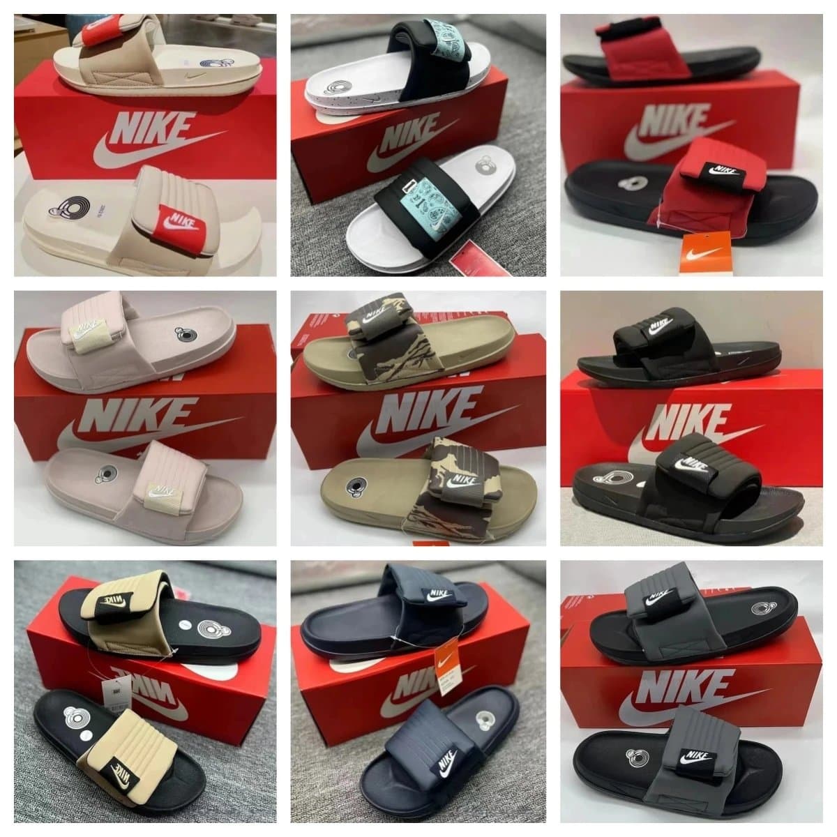 NK Style Adjustable Slides — shoes from Weidian