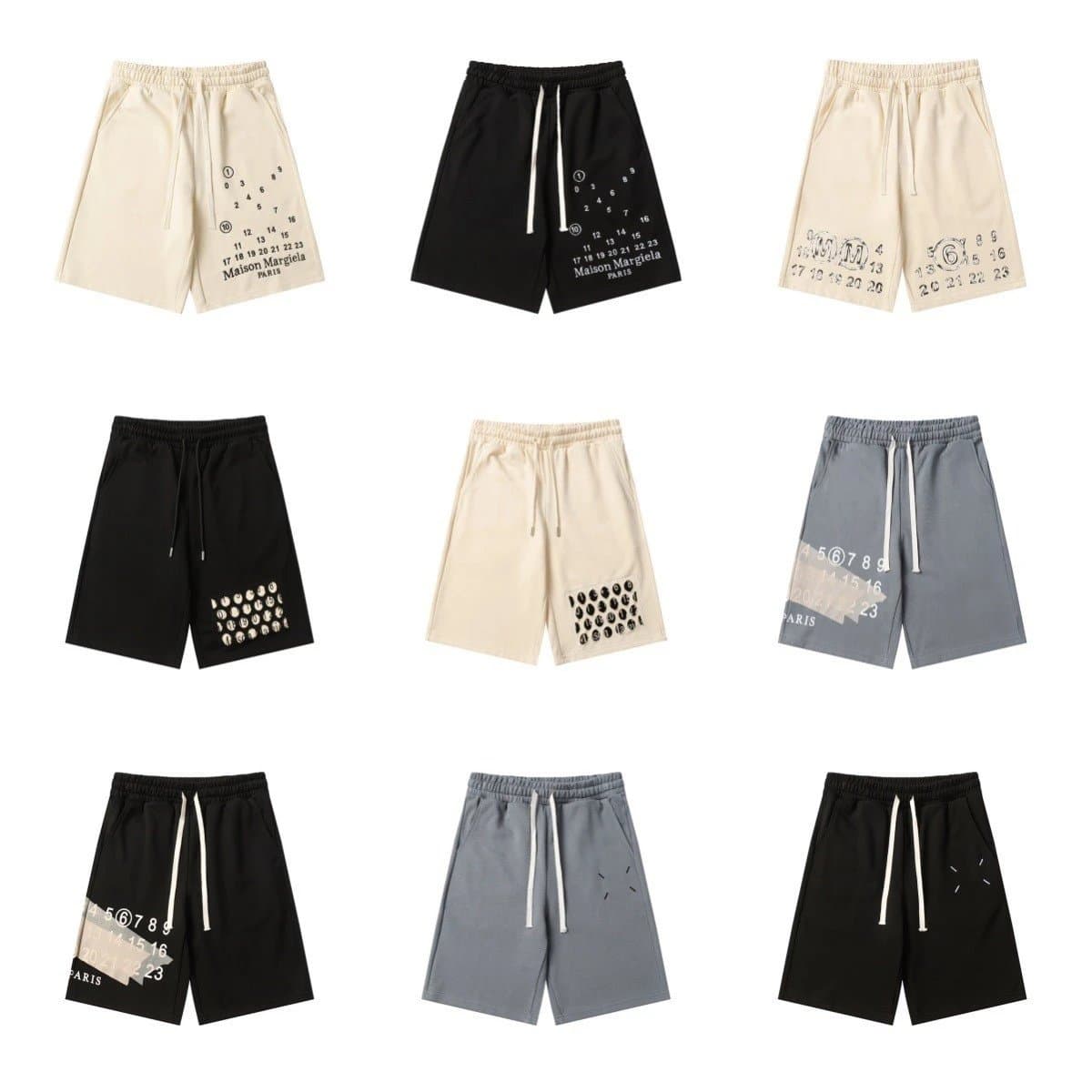 Number Print Sweat Shorts — shorts from Weidian