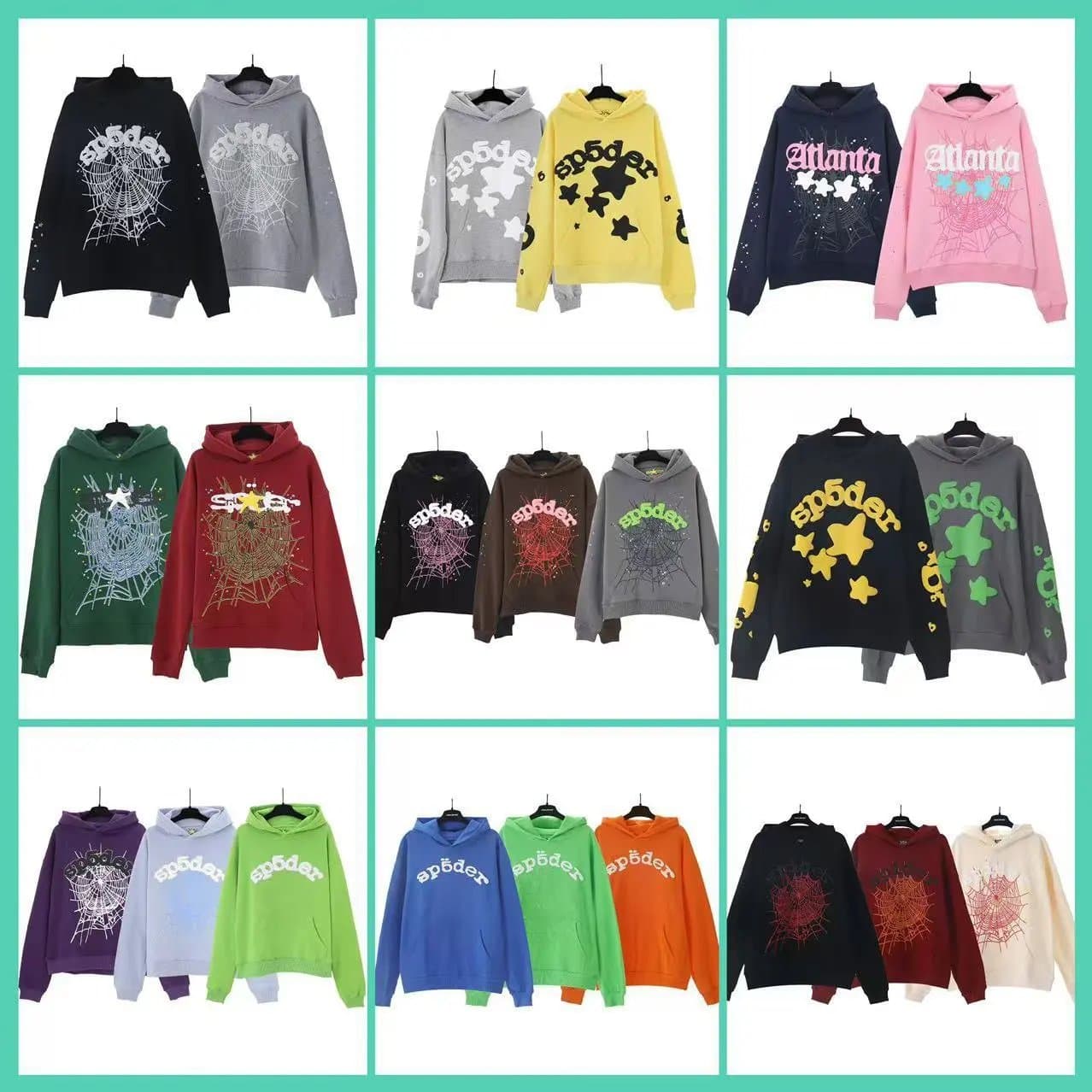 Sp5der Web Print Hoodie — hoodies from Weidian