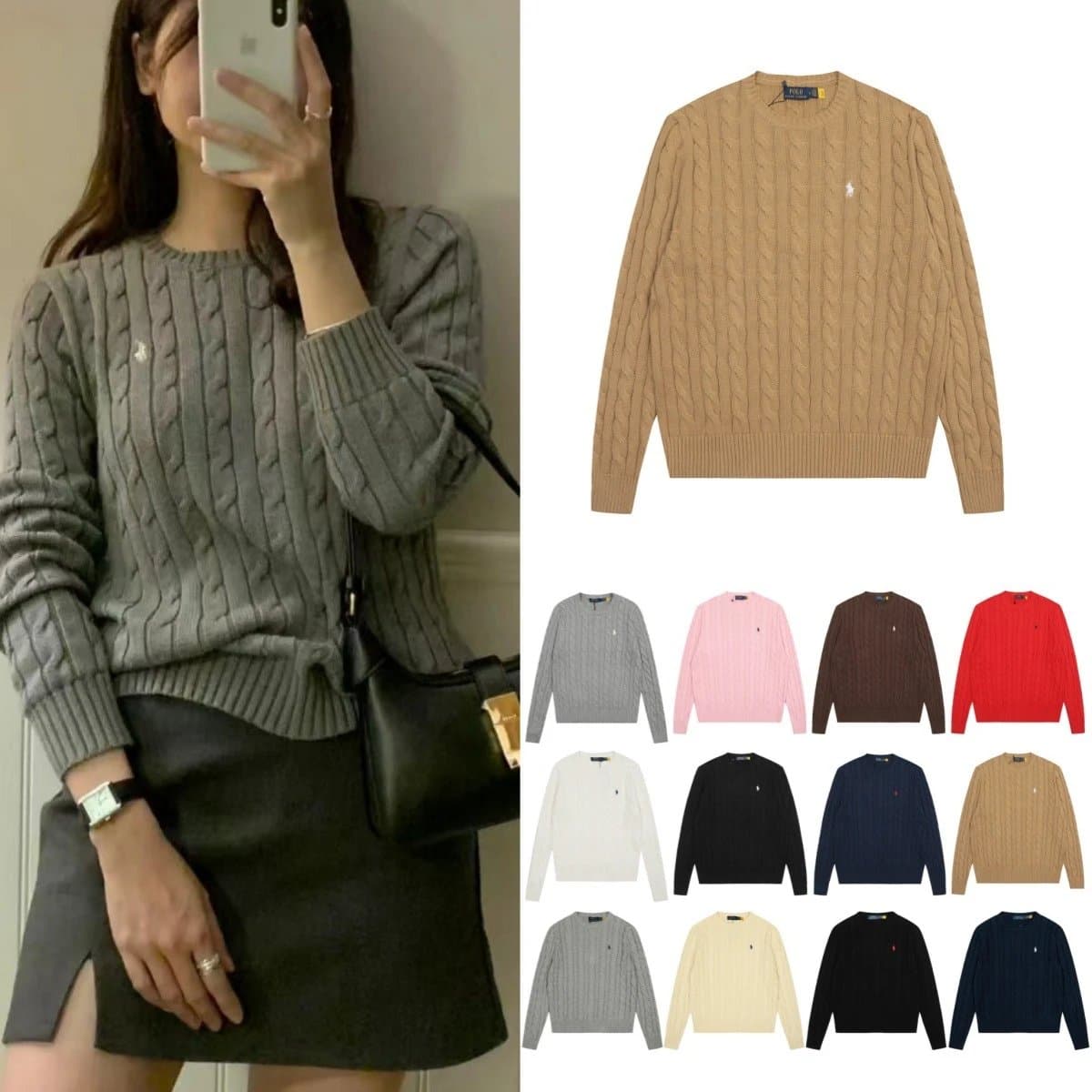Polo Ralph Lauren Crewneck Knit Sweater — clothing from Weidian