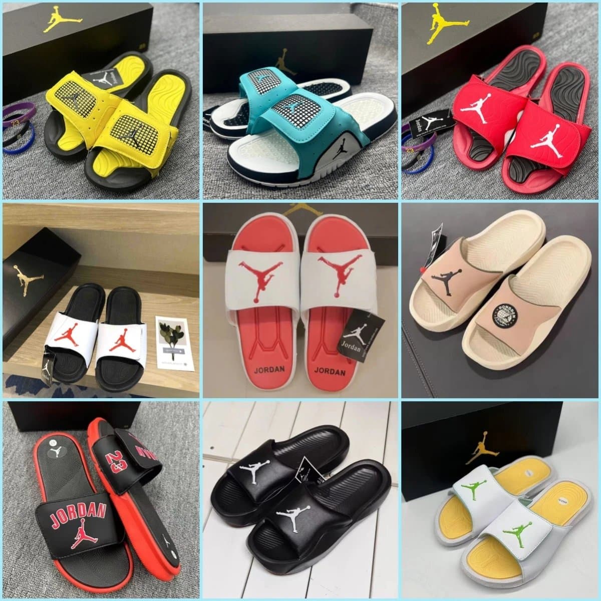 Jordan Style Hydro Slides — shoes from Weidian