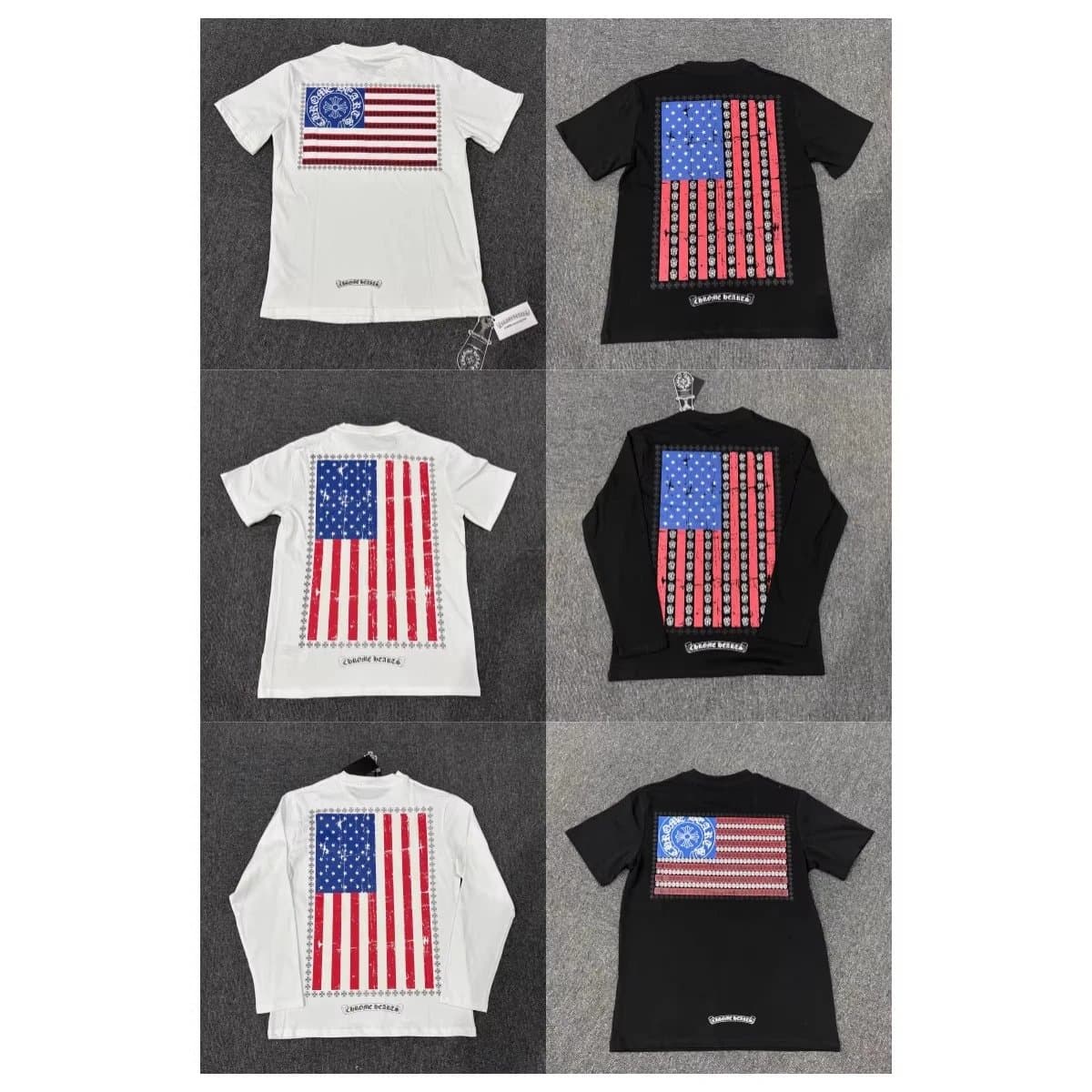 Flag Print Graphic Tee — tShirts from Weidian