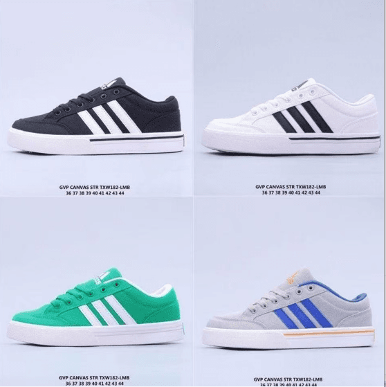 AD Style Canvas Court Sneakers — shoes from Weidian