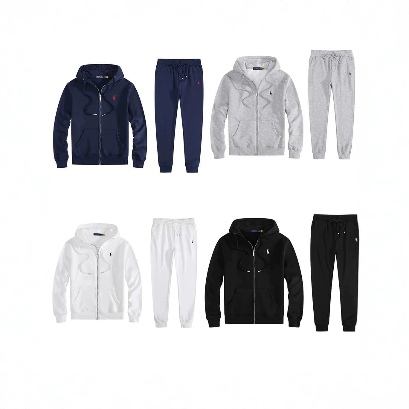 Polo Ralph Lauren Zip Hoodie Tracksuit — tracksuits from Weidian