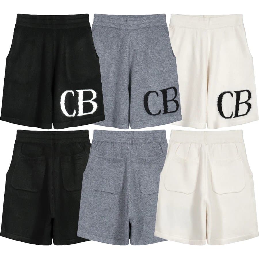 CB Style Knit Logo Shorts — shorts from Weidian