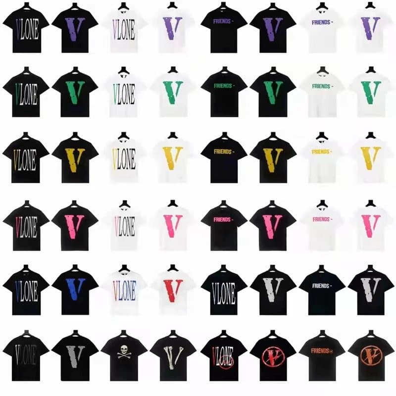 Vlone Style V Graphic Tee — tShirts from Weidian