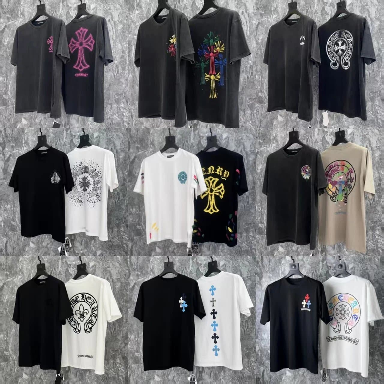 Chrome Hearts Style Cross Tee — tShirts from Weidian