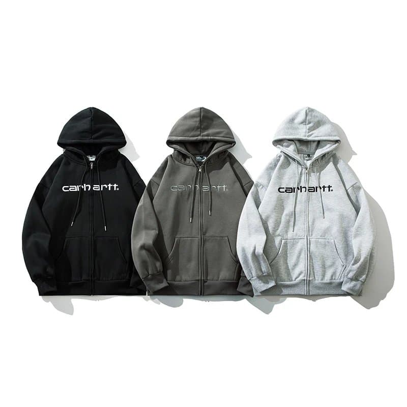 Carhartt Style Full Zip Hoodie — hoodies from Weidian