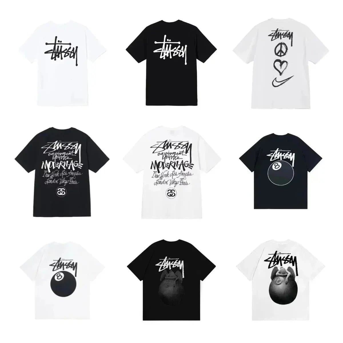 Trendy Casual Short Sleeve Tee — clothing from Weidian