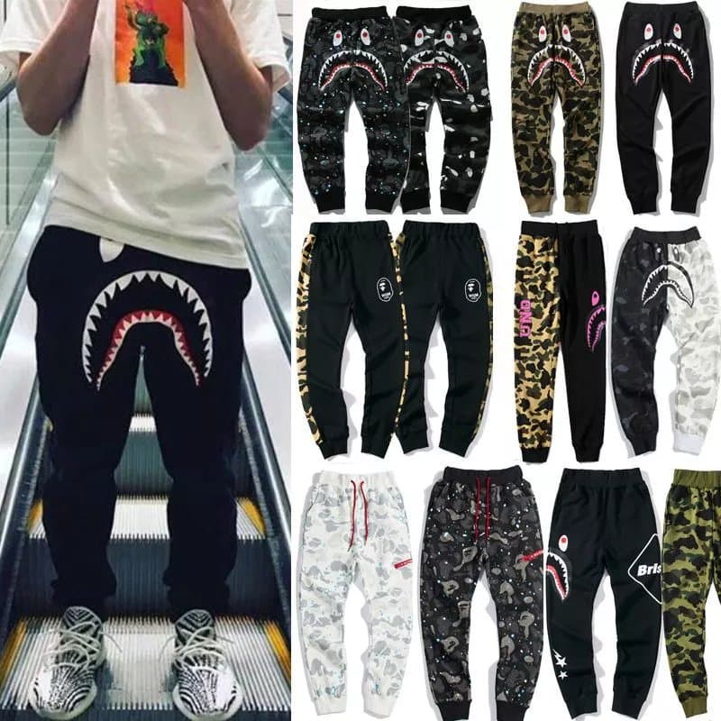 Bape Style Shark Camo Pants — pants from Weidian