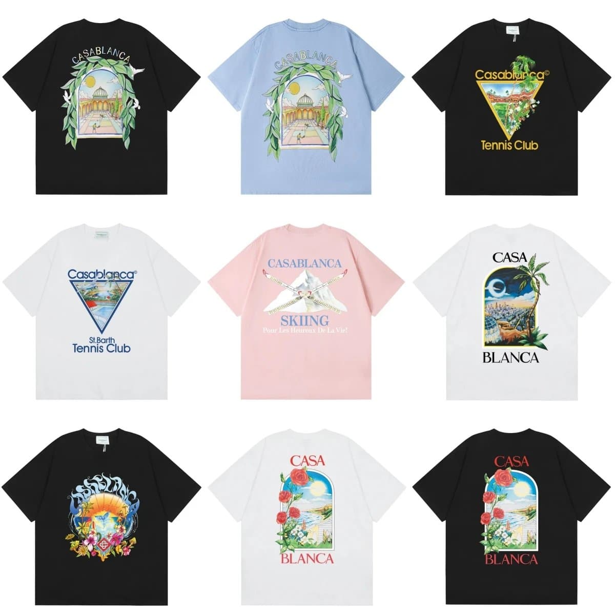 Starry Castle Graphic Tee — tShirts from Weidian