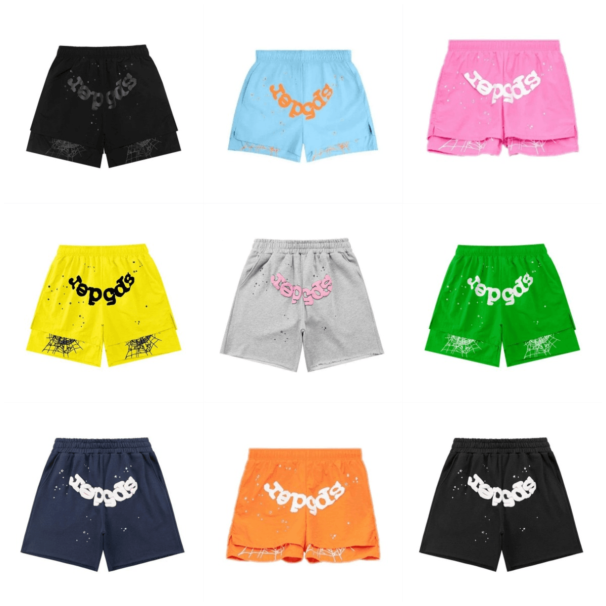Web Print Tee and Shorts Set — tracksuits from Weidian