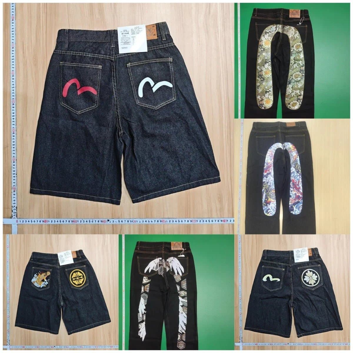 Retro Hip Hop Baggy Jeans — pants from Weidian