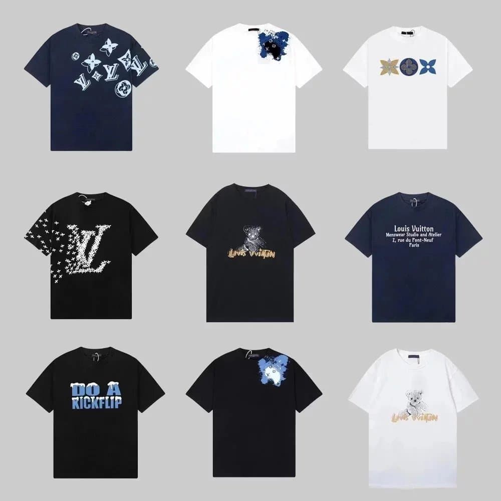 Fashion Print Short Sleeve Tee — tShirts from Weidian