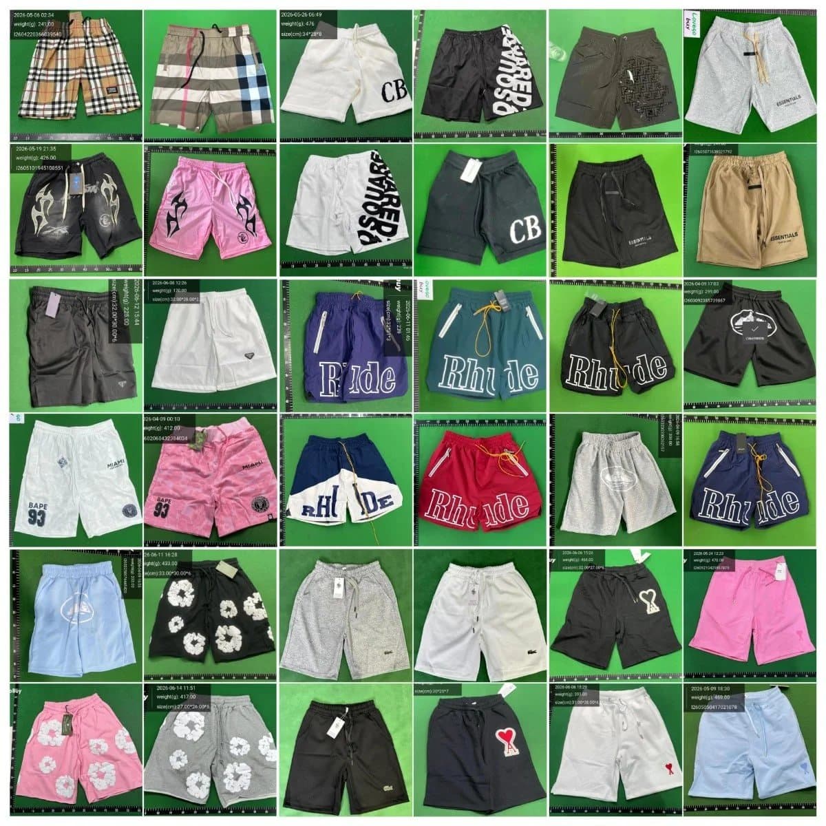 Logo Print Casual Shorts — shorts from Weidian