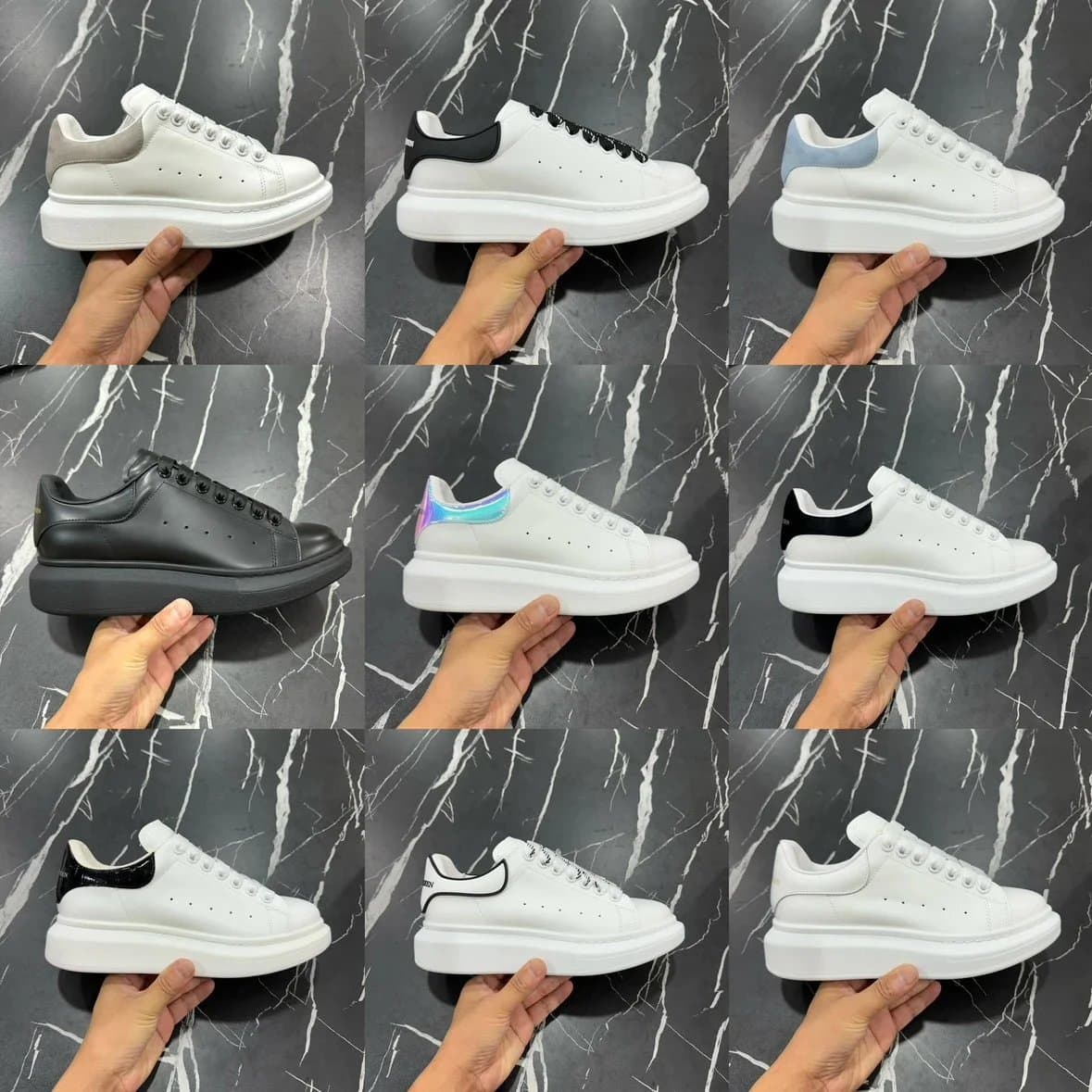 MK Style White Low Sneakers — shoes from Weidian