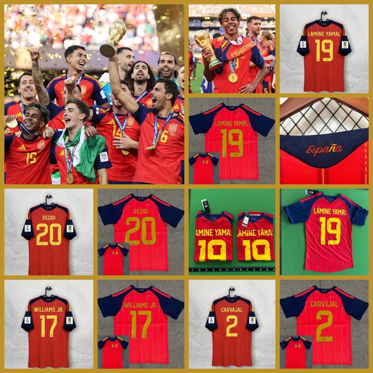 Spain Two Star Fan Jersey — jerseys from Weidian