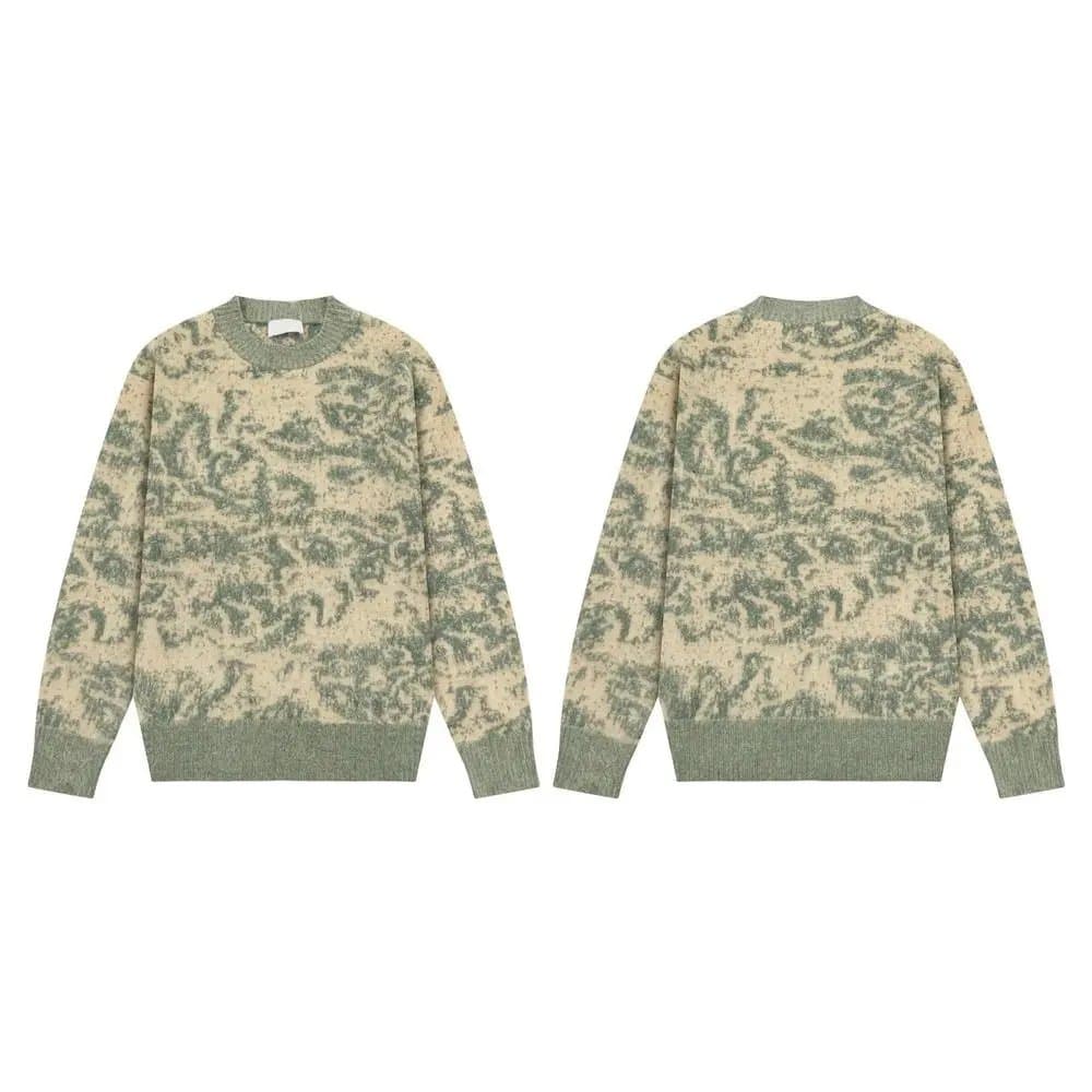 Crewneck Knit Pullover Sweater — clothing from Weidian