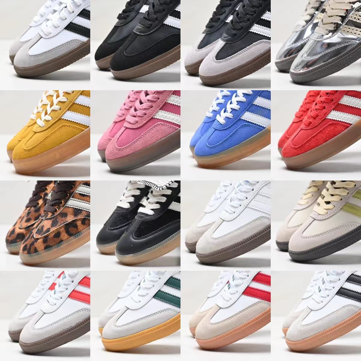 Dexun shoes women's shoes Putian high version samba pure original all match campus silver heightened thick bottom casual white shoes from 1688