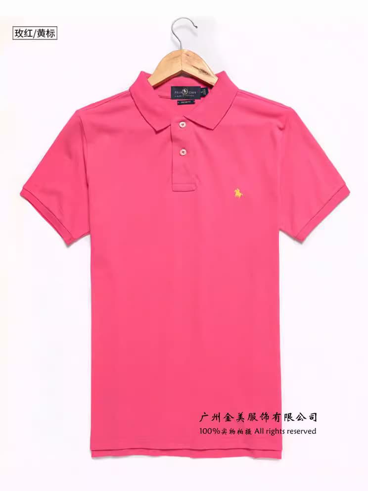 Casual 2024 summer new men's short sleeved T shirt youth fashion lapel loose large size polo shirt trend from 1688