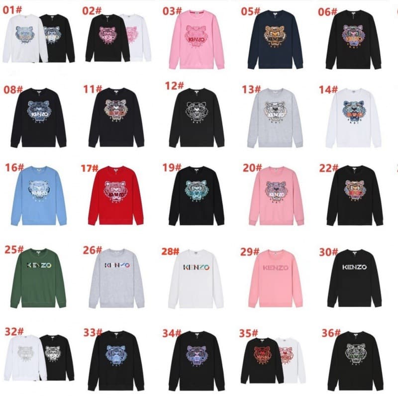 One piece drop shipping 2023 spring and autumn new trendy brand tiger head letter patch embroidery couple terry round neck sweatshirt from 1688