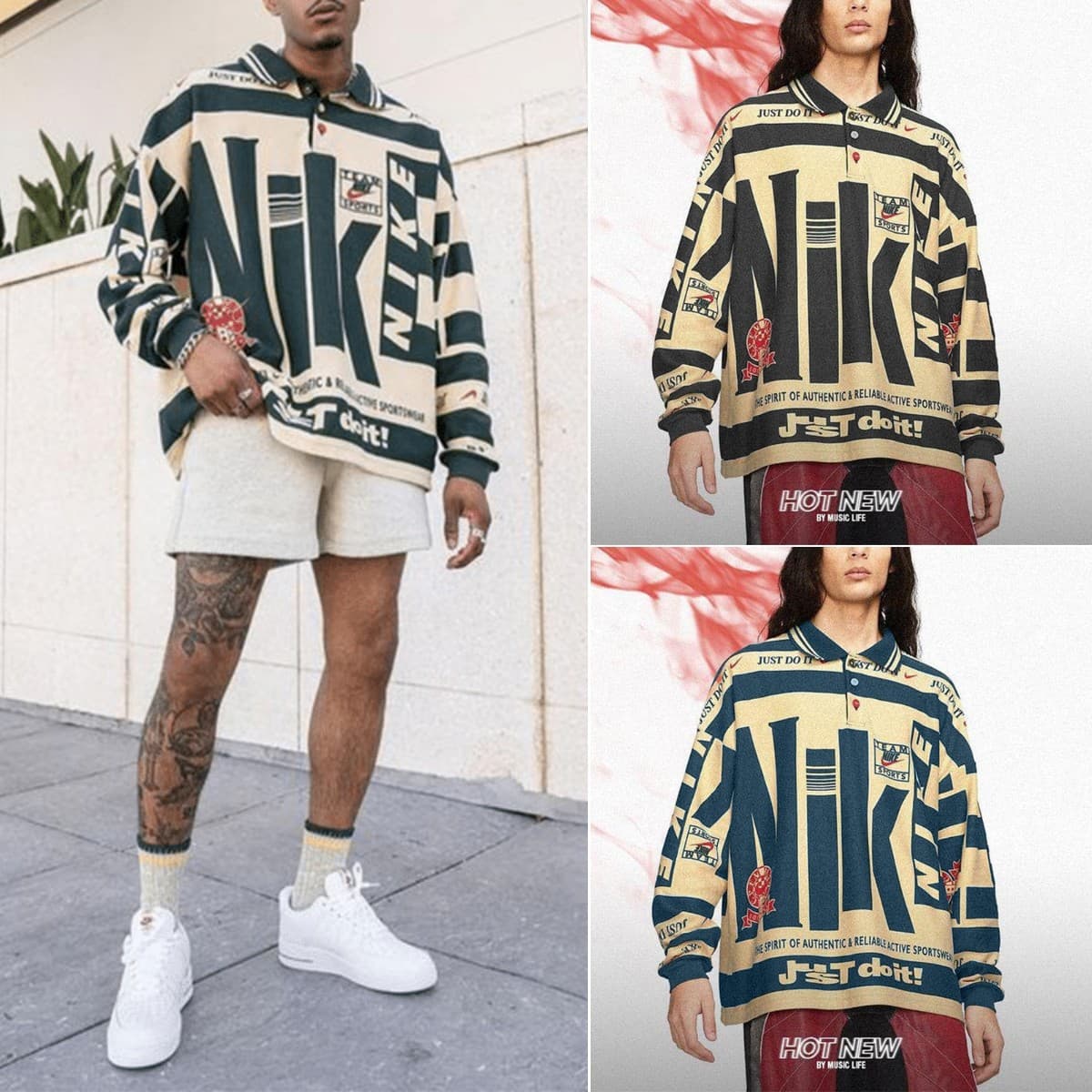 Amazon's hot selling summer new men's fashion tops shirts men's long sleeved sweatshirt jackets men's polo shirts from 1688