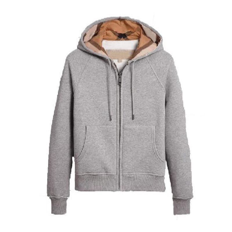 European American high quality British style hooded women's sweater B home spring and autumn women's jacket cardigan zipper S XXL in stock from 1688