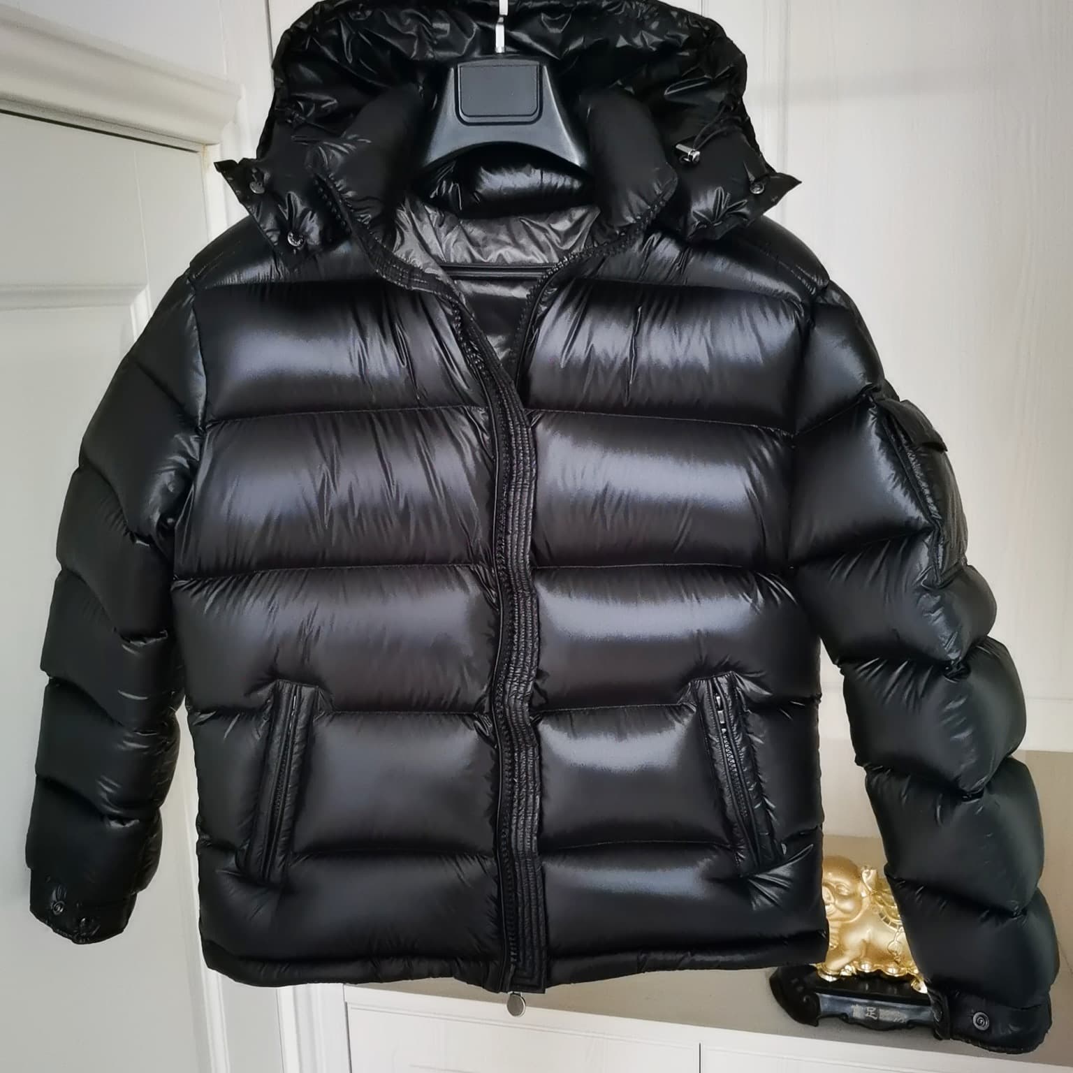 M Mengjia simple men's casual down jacket couple's black down jacket face from 1688