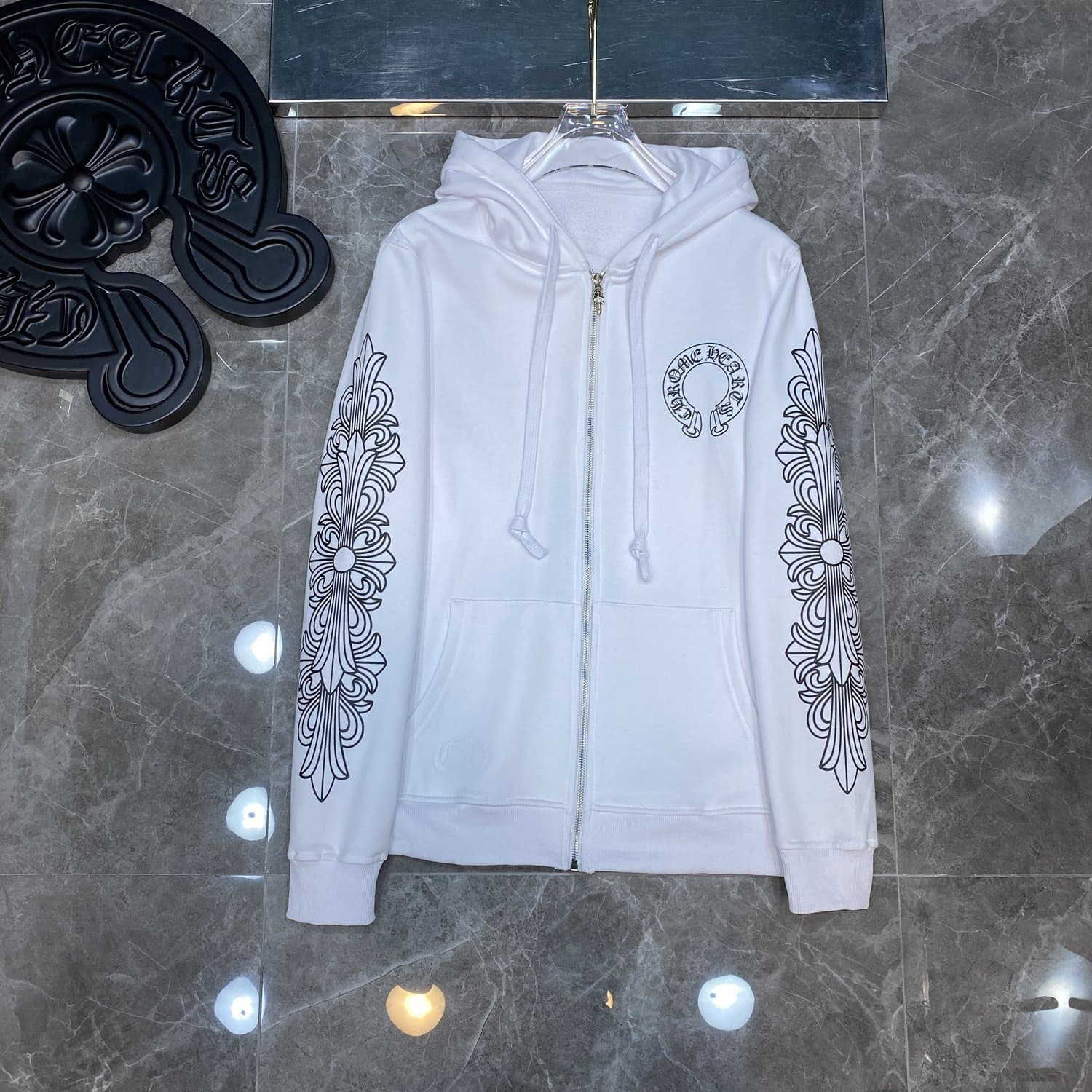 Chrome hearts zipper hoodie — product from 1688, photo 4 of 4