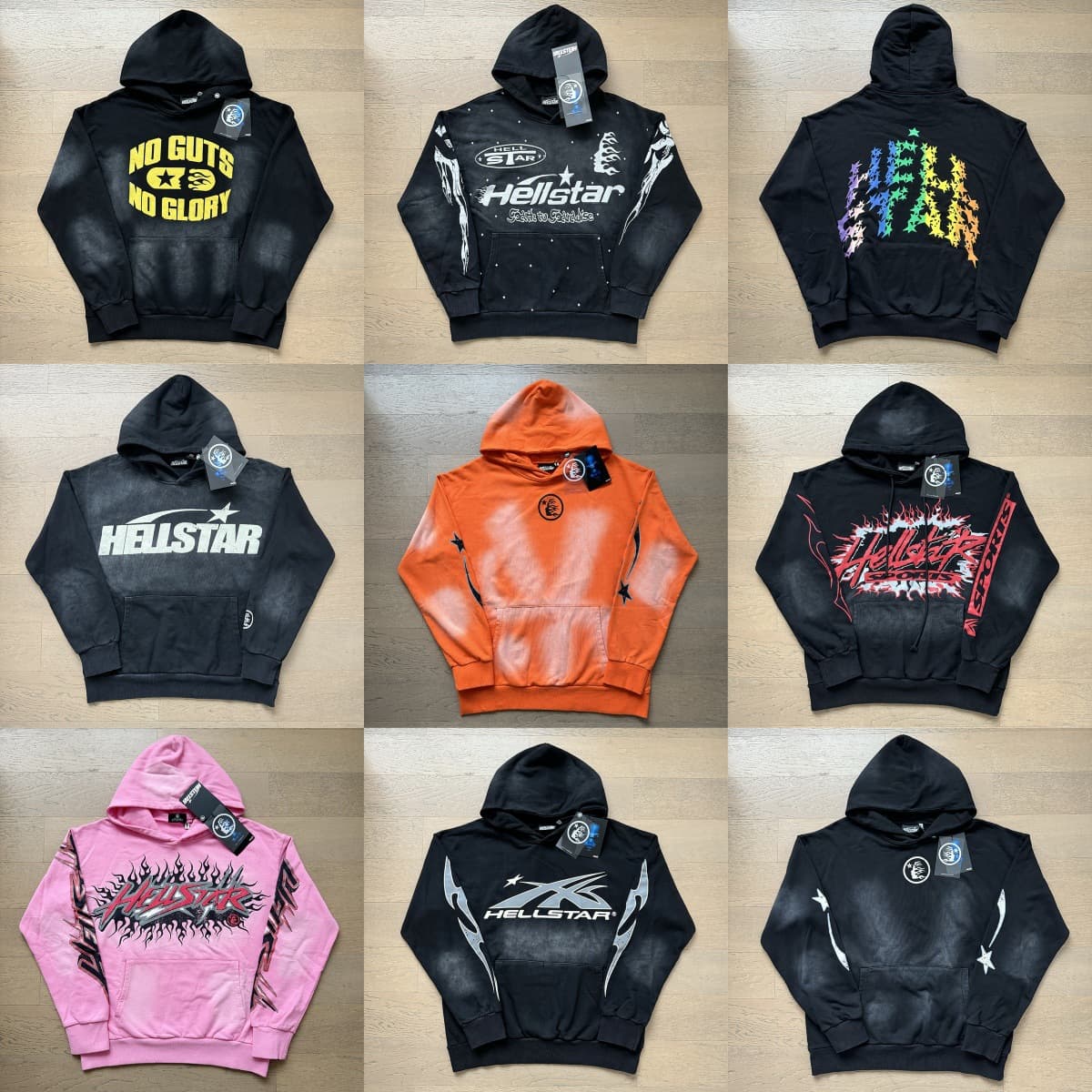 2024 autumn new European and American fashion brand washed old hoodies for men and women teenagers foreign trade couples sweatshirts — product from 1688, photo 1 of 1