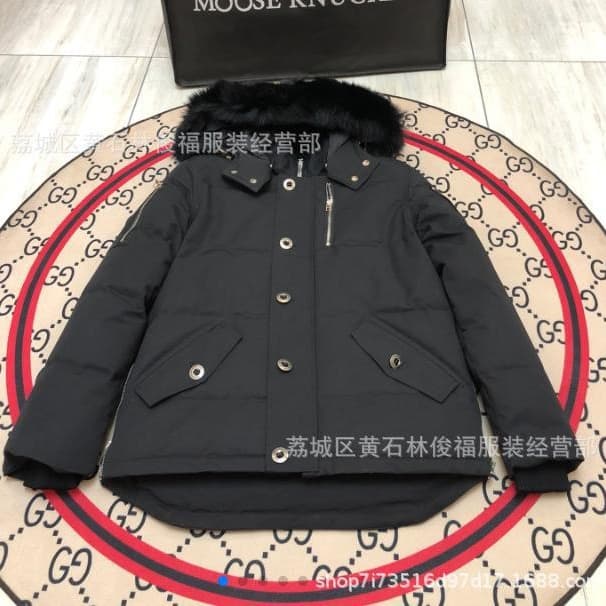Fox fur 2024 winter gold purchase scissors large down jacket 05 women 06 men couple style Canadian men and women jacket from 1688