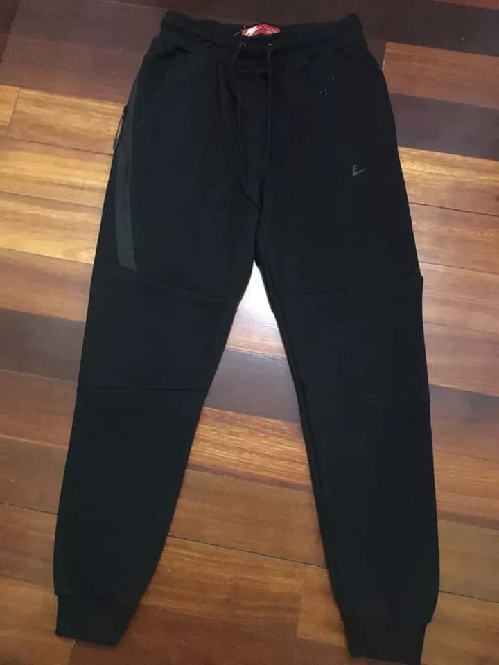 805 spot spring and autumn men's new wear resistant glued zipper air layer cotton sports pants leggings casual trousers 163 from Taobao